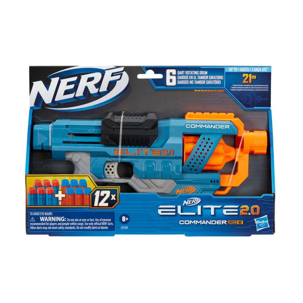 Lançador De Dardos Commander - Nerf - Elite 2.0