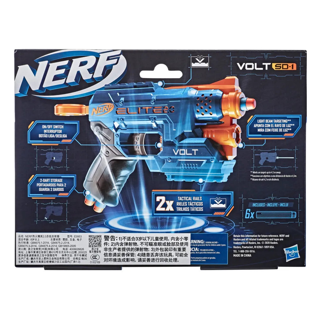Lançador de Dardos Volt SD 1 - Nerf - Elite 2.0