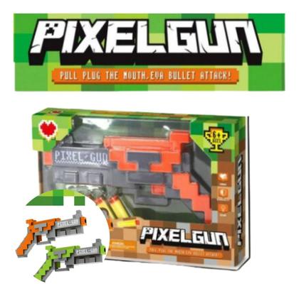 Lança Dardos Tipo Nerf Minecraft Pixel Gun