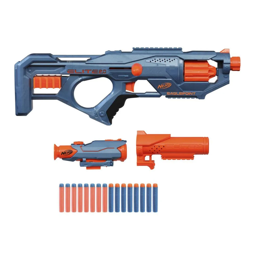 Lançador de Dardos EAGLEPOINT - Nerf Elite 2.0
