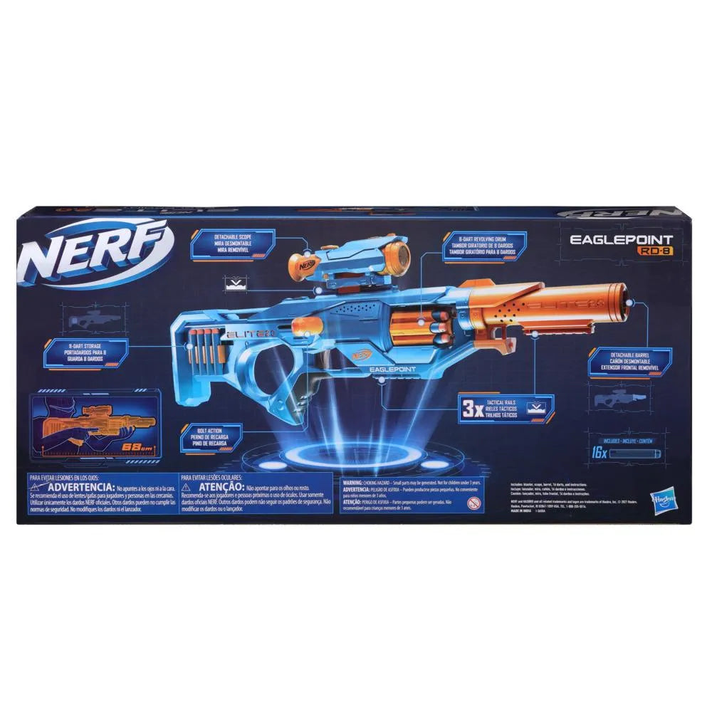 Lançador de Dardos EAGLEPOINT - Nerf Elite 2.0
