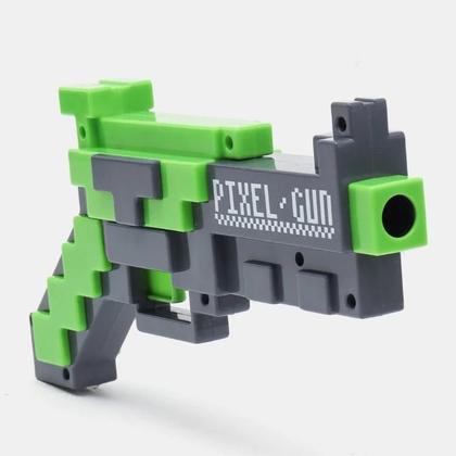 Lança Dardos Tipo Nerf Minecraft Pixel Gun
